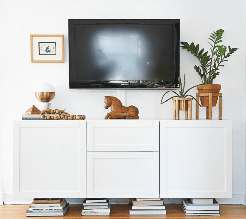 How To Decorate Tv Console Table