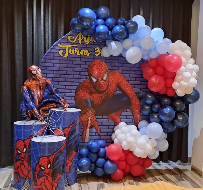 Spiderman geburtstag deko