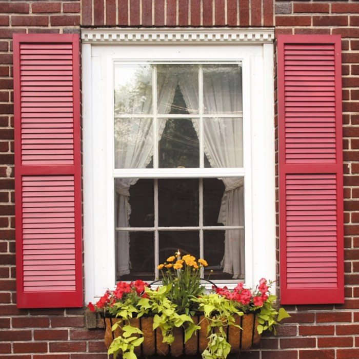 Fensterläden deko außen