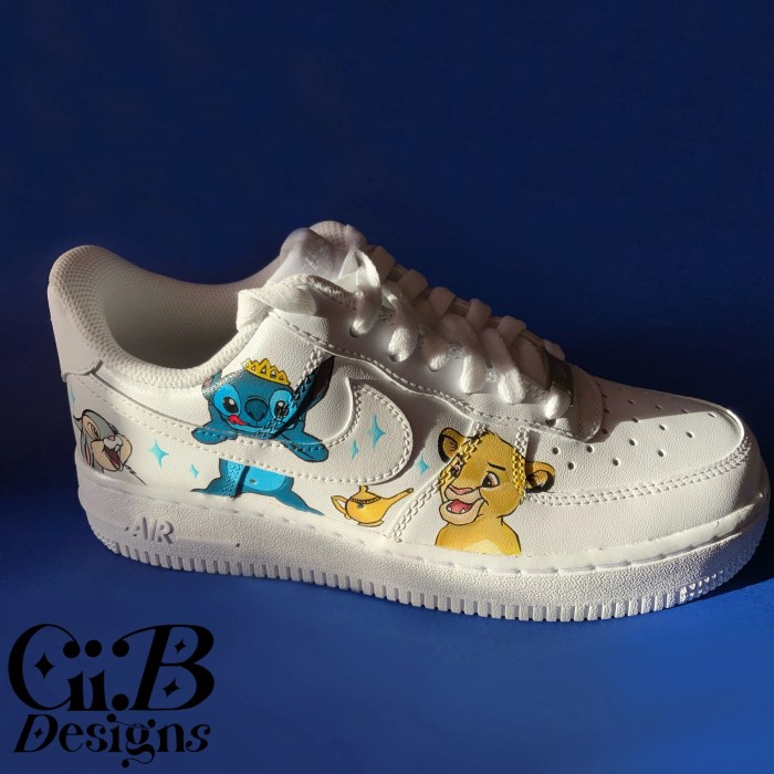 Custom schuhe anmalen customized af1 sneaker thecustommovement quizur tênis